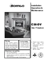 Montigo C38-DV Installation & Operation Manual preview