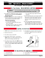 Preview for 15 page of Montigo C38-DV Installation & Operation Manual