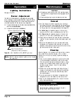 Preview for 16 page of Montigo C38-DV Installation & Operation Manual