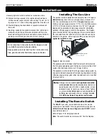 Предварительный просмотр 4 страницы Montigo C42-VF Installation, Operation And Maintanance Manual