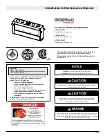 Montigo D3615 Installation & Maintenance Manual preview