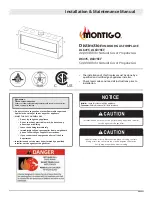 Preview for 1 page of Montigo D6315 Installation & Maintenance Manual