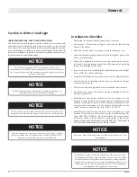 Preview for 4 page of Montigo D6315 Installation & Maintenance Manual