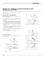 Preview for 21 page of Montigo D6315 Installation & Maintenance Manual