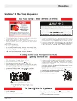 Preview for 41 page of Montigo DIVINE H42DFL Installation & Maintenance Manual