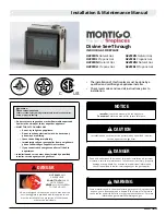 Preview for 1 page of Montigo Divine See-Through H42FSDL Installation & Maintenance Manual