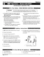 Preview for 14 page of Montigo E38-DVM Installation Operation & Maintenance