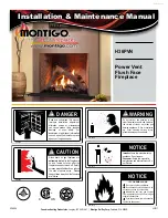 Preview for 1 page of Montigo H36PVN Installation & Maintenance Manual