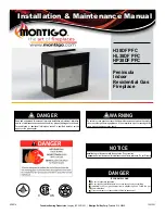 Montigo H38DF PFC Installation & Maintenance Manual preview