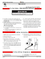 Preview for 14 page of Montigo H38VO-ST Installation & Maintenance Manual