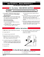 Preview for 16 page of Montigo Homefire ME38-DV-2 Installation & Operation Manual