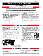 Preview for 14 page of Montigo Homefire plus MD34-DV-2 Installation & Operation Manual