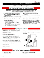 Предварительный просмотр 18 страницы Montigo HW38DF Operation Manual