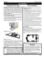 Preview for 5 page of Montigo HW42DF Installation, Operation & Maintenance Manual