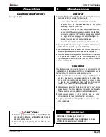 Preview for 19 page of Montigo HW42DF Installation, Operation & Maintenance Manual