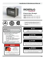 Montigo L38FSD Installation & Maintenance Manual preview