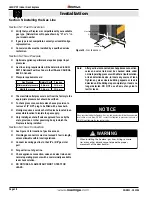 Preview for 18 page of Montigo L52DF-ST Installation & Maintenance Manual