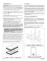 Preview for 2 page of Montigo M36PFC Installing And Operating