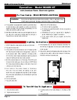 Предварительный просмотр 10 страницы Montigo M38BV-ST Installation & Operation Manual