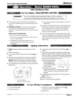 Предварительный просмотр 11 страницы Montigo M38DV-CL Installation & Operation Manual