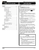 Preview for 2 page of Montigo M38DV-PFC Installation Operation & Maintenance