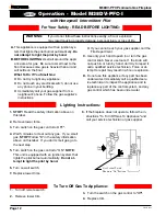 Preview for 12 page of Montigo M38DV-PFC Installation Operation & Maintenance