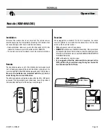 Предварительный просмотр 33 страницы Montigo MAHANA PL42VO Installation & Maintenance Manual