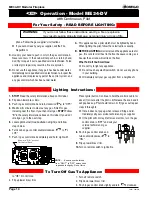 Предварительный просмотр 14 страницы Montigo ME34-DV Installation & Operation Manual