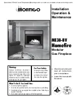 Montigo ME38-BV Homefire Installation & Maintenance Manual preview