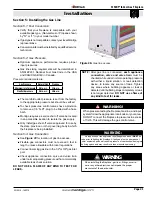 Preview for 21 page of Montigo PL52DFL-I Installation & Maintenance Manual