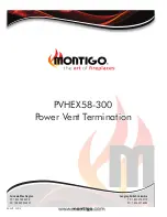 Preview for 10 page of Montigo PVHEX58-300 Installation & Maintenance Manual