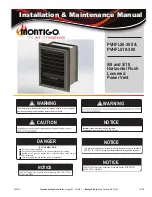 Montigo PVHFL510-300 Installation & Maintenance Manual preview