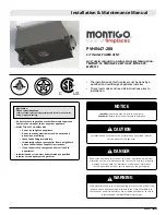 Montigo PVHIN47-200 Installation & Maintenance Manual preview