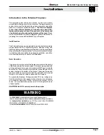 Preview for 5 page of Montigo R320 Installation & Maintenance Manual