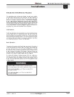 Preview for 5 page of Montigo R520 Installation & Maintenance Manual