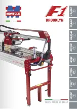 MONTOLIT Brooklyn F1-101 Manual preview