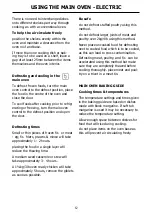 Preview for 14 page of montpellier DO3550UB Installation And Operating Instructions Manual