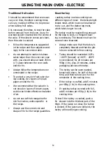 Preview for 16 page of montpellier DO3550UB Installation And Operating Instructions Manual