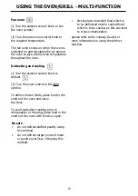 Preview for 21 page of montpellier DO3550UB Installation And Operating Instructions Manual