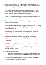 Preview for 6 page of montpellier ECO TCC60 Installation And Operating Instructions Manual