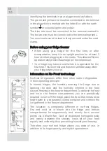 Preview for 10 page of montpellier MAB385 Installation And Operating Instructions Manual