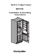 montpellier MIFF700 Installation & Operating Instructions Manual preview