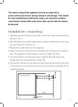 Preview for 11 page of montpellier MIN60S Installation And Operation Instructions Manual