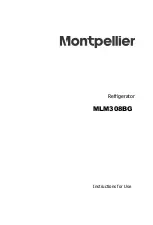 Предварительный просмотр 1 страницы montpellier MLM308BG Instructions For Use Manual