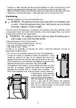 Предварительный просмотр 8 страницы montpellier MLM308BG Instructions For Use Manual