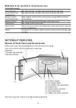 Preview for 8 page of montpellier MMW21SCS Installation And Operating Instructions Manual