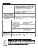 Preview for 11 page of montpellier MMW21SIL Installation And Operating Instructions Manual