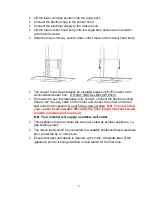 Preview for 9 page of montpellier MON-CHT960 Installation And Operating Instructions Manual