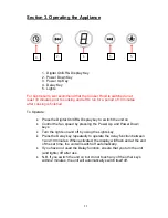 Preview for 11 page of montpellier MON-CHT960 Installation And Operating Instructions Manual