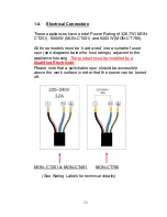 Preview for 11 page of montpellier MON-CT251 Installation And Operating Instructions Manual